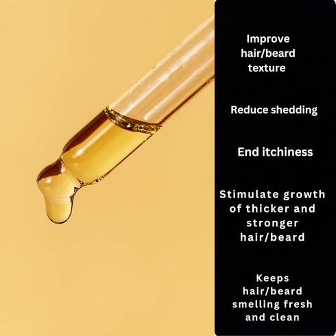 Premium Beard Oil Conditioner & Softener - Your Majesty, 2 Ounce, Natural Ingredients for Beard Itch Relief
