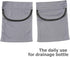 Adjustable Mastectomy Drain Holder with Shower Bag for Post-Surgery Recovery Support (Gray)