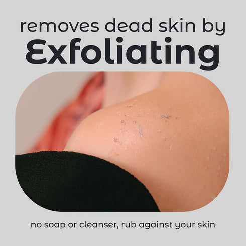 MainBasics Korean Exfoliating Mitts - Deep Body Scrubber Exfoliator Gloves for Dead Skin, Set of 2