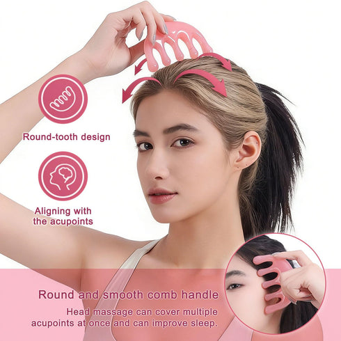 HX YUEGOUHUI Fascia Cellulite Massage Tool for Neck Shoulder Back Resin Body (Cloud Brown)