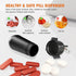 2 Packs Pill Keychain, Waterproof Pill Holder, Portable Aluminum Alloy Container for Outdoor Travel, Small Pocket Pill