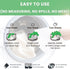 Laundry Detergent Sheets, Eco-Friendly Liquidless Strips, 180 Loads, Fresh Linen Scent, Easy to Use, Plant-Based