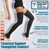 Socks,20-30 mmHg Thigh High Compression Open Toe Compression Stockings for Men Women,for Varicose Veins,Edema,DVT