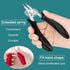 Ingrown Toenail Clippers Upgrade, Steel Nail Clippers for Professional Podiatrist, Long Handle Curved Blade Tool