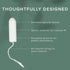 Veeda 100% Natural Cotton Tampons - Super Absorbency, Applicator Free, Unscented, 32 Count