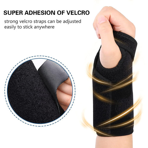 TXJ Sports Carpal Tunnel Wrist Brace, Night Support for Left or Right Hand Pain Relief