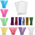 600ct Lollipop Cake Pop Kit - 200 Lollipop Sticks, 200 Bags, 200 Twist Ties, Candy Wrappers Accessories Set