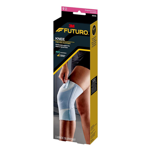 FUTURO For Her Knee Support, One Size, Gray - 95341EN