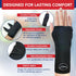 Dr. Arthritis Day & Night Support Carpal Tunnel Wrist Brace, Adjustable Hand Splint with Cushion Padding for Pain