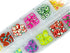 2 Boxes Fruit Flower Slices Nail Art Slices, 3D Polymer Clay Mini Slices Resin Making Charms Colorful Nail Art Supplies for DIY Crafts Lip Gloss Cellphone Decoration(fruit flower)