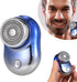 Mini Shaver Portable Electric Shaver - Cordless Rechargeable Rotary Shaver for Men's Beard Shaving (Green)