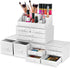 Sorbus Large Makeup Organizer, Stackable Jewelry & Makeup Storage for Vanity, Bathroom with 12 Drawers for Cosmetic