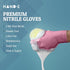 Hand-E Touch Pink Nitrile Disposable Gloves for Esthetician, Nail Tech, and Cleaning Use