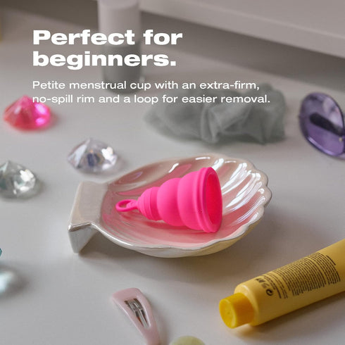 Intimina Lily Cup One – The Collapsible Menstrual Cup for Beginners, Teen Users