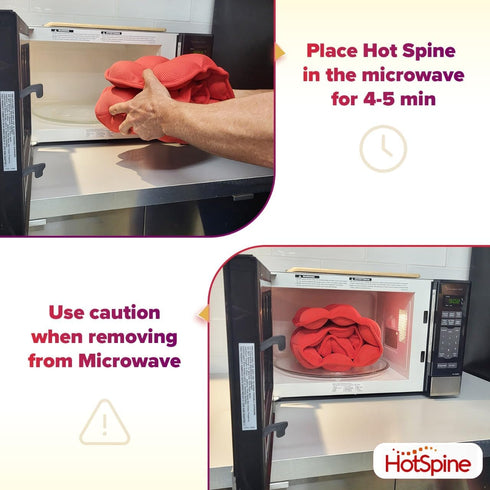 M PAIN MANAGEMENT TECHNOLOGIES 24 Microwavable Heated Acupressure Back Stretcher by Hot Spine - Full Back and Neck