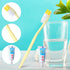 meekoo 200 Set Disposable Toothbrush with Toothpaste - Individually Wrapped Travel Toothbrush Kit for Homeless Hygiene,