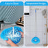 Ceiling Fan Blade Cleaner with Extension Pole - 4 Pcs Reusable Microfibre Duster for High Ceilings, Walls, Furniture