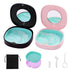 2 Pack Retainer Case with Vent Holes, Compatible with Invisalign, Night Guards, Includes Storage Bag, Travel Essentials