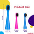 10Pcs Burst Kids Replacement Heads - Perfect Fit for Burst Toothbrush Heads, Ultra Soft Bristles (Pink and Blue)