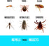 BUGGINS IV Performance Insect Repellent, 25% DEET for Mosquitoes, Gnats, Ticks, 6 oz Continuous Spray Can