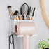 Hair Dryer Holder Wall Mounted, Hair Tools Organizer, Bathroom Space-Saving Blow Dryer Organizer Curling Irons Storage