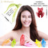 RC ROCHE ORNAMENT 6 Pcs French Concord Hair Clip, Curved Thick or Thin Hair for Women, Large Rainbow