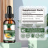 (2 Pack) Magnesium Glycinate Supplement - Liquid Drops 500mg for Stress Relief, Relaxation, Vegan, 4 Fl Oz