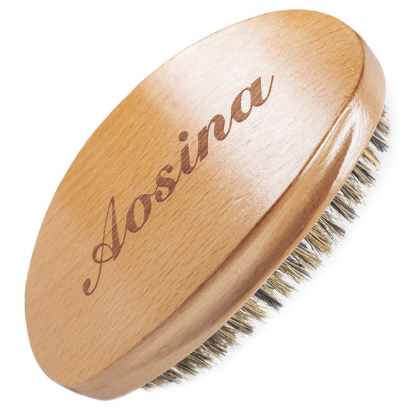 Wave Brush Medium Boar Bristles Hair Brush, Designed for Thin and Normal Hair, Great for 360 Waves