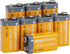 Amazon Basics 8-Pack 9V Alkaline Batteries, 5-Year Shelf Life for Smoke/CO Detector, Electronics