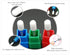 Round Head Ceramic Nail Drill Bit for Electric Nail Drill, Green Coarse