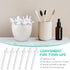Plastic Wax Rod Wand and Nostril Waxing Strips for Nose Hair Removal (80)