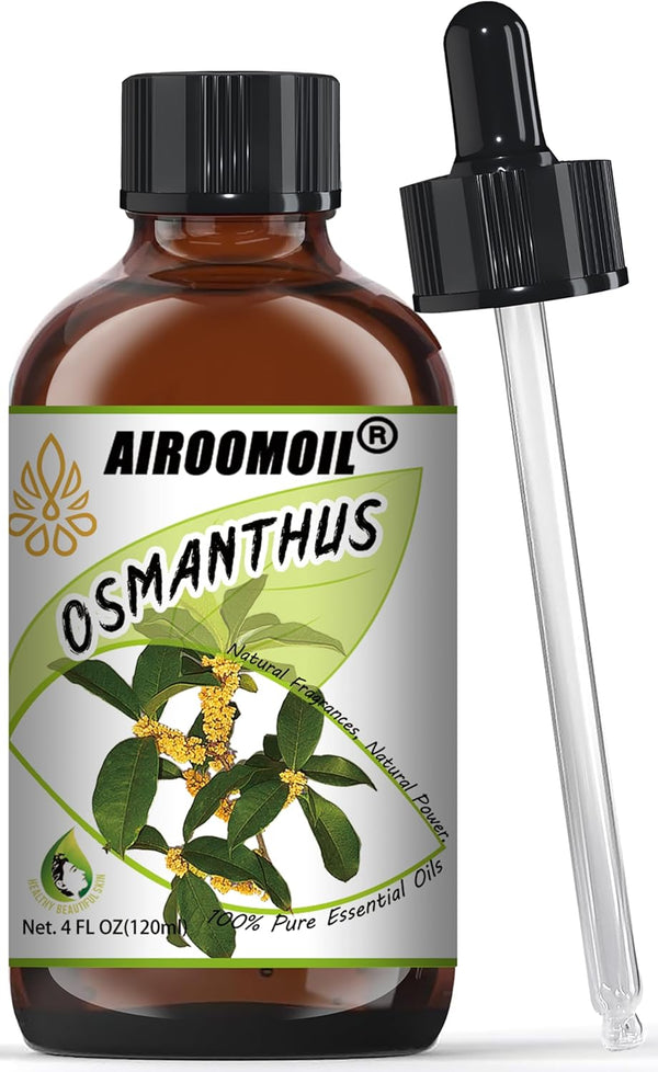 Osmanthus Essential Oil - Floral Aromatherapy Large Bottle Oils Spray for Laundry Diffusers, 4 Fl Oz
