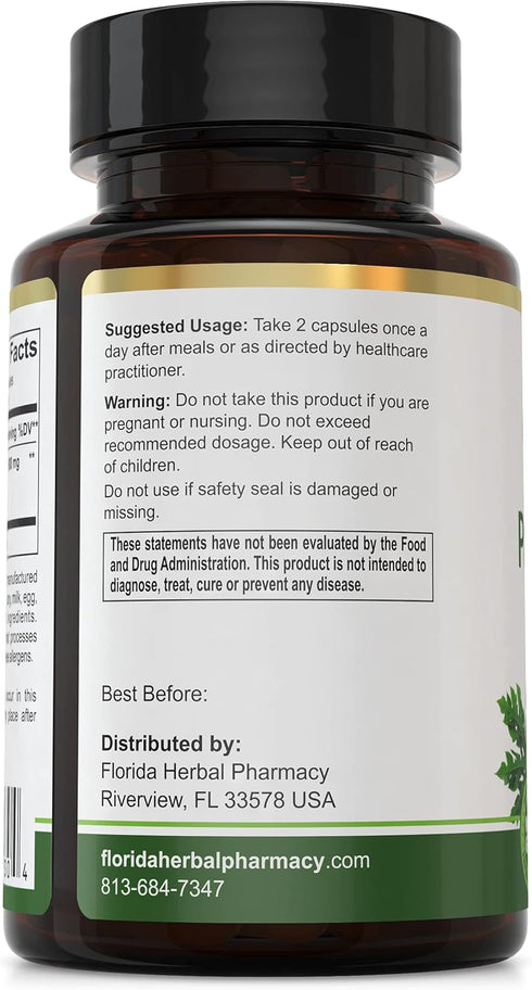 Florida Herbal Pharmacy, Papaya Leaf Extract Capsules 10:1 (120 Capsules)
