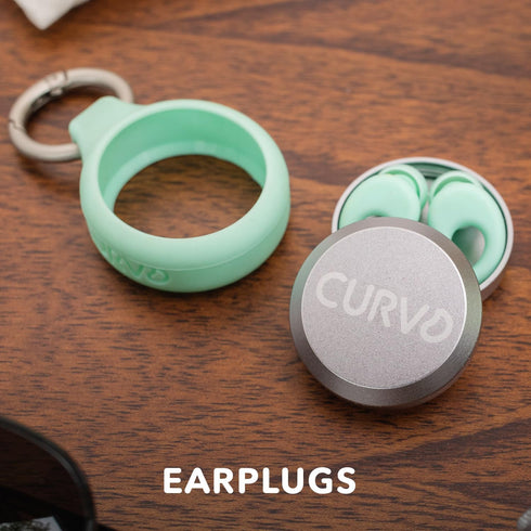 Premium Carrying Case - Durable Travel Keychain Container, Small Waterproof Holder for Earplugs, Pills, Coins