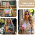 Period Bag for Teen Girls, Canvas Sanitary Napkin Storage Bag with Zipper, Portable Menstrual Pad Bag Tampon Holder