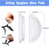 Frienda Silicone Adhesive Eyeglass Nose Pads, Anti-Slip Nose Bridge Pads for Eyeglasses, 12 Pairs