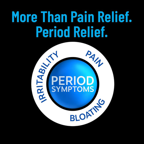 Pamprin Multi-Symptom Formula, Menstrual Relief, 20 Caplets (Pack of 3)
