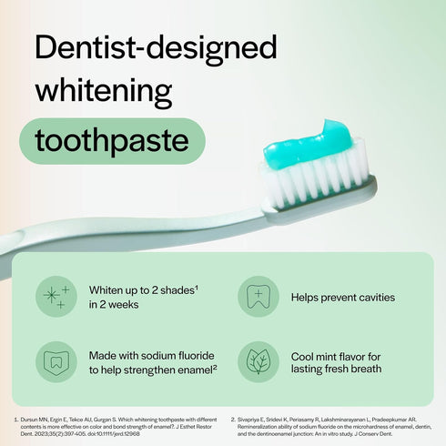 Opalescence Whitening Toothpaste for Sensitive Teeth (1 Pack) - Mint Flavor, Gluten Free
