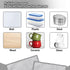 8 Pcs Wire Dishwashing Rags, 2024 New Non-Scratch Multifunctional Cleaning Cloth for Kitchen, Dishes, Sink