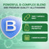 Dr. Berg Natural Vitamin B1 B6 B12 Complex - 60 Capsules with Essential B Vitamins for Men & Women