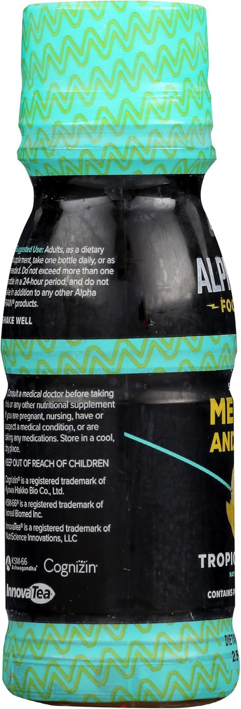 ONNIT LABS Alpha Brain Tropical Shot, 2.5 FZ