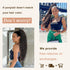 ORSUNCER Long Wavy Ponytail Extension, Black Brown 30" Curly Clip in Hair Extensions for Women