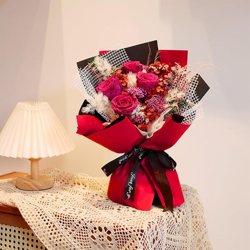 Gloreyan 20 Sheets Flower Wrapping Paper, 22.8 * 22.8 Inches Waterproof Floral Wrap for DIY Craft and Gift Packaging