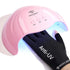 Modelones Gel Nail Lamp with UV Gloves, 48W Nail Dryer with 3 Timer Settings for Gel Polish, Professional UPF99+ UV