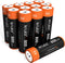 Kruta AA Rechargeable Batteries, 12 Pack, NiMH Double A 1.2V 800mAh for Outdoor Solar Garden Lights