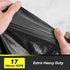 Wowflash 100 Count 17 4 Micron Extra Heavy Duty Gallon Trash Bags, Sturdy & Tear-Resistant Small Trash Bags