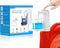 OMOZUN Electric Laundry Detergent Pump with Graduated Cup, Smart Laundry Detergent Dispenser,Rechargeable Detergent