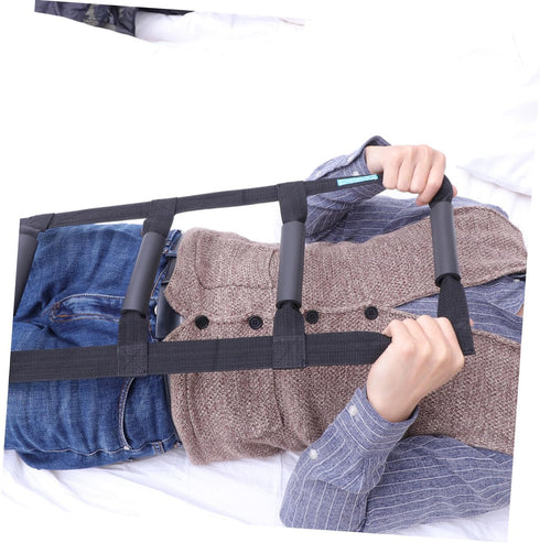 Ipetboom Bed Support Sit Up Assist Device Pull Up Strap with Comfortable Grips for Elderly Seniors Injury and Pregnant
