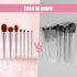 7Pcs Professional Pink Makeup Brushes Set, Essential Beauty Tools for Beginners and Travel by YUESHENNAN
