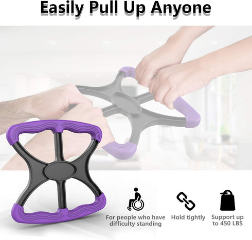 OVIFM Lift Assists Standing Aid-Handicap Bar with None Slip Grip Handles, Portable Lift Aid to Transfer Elderly